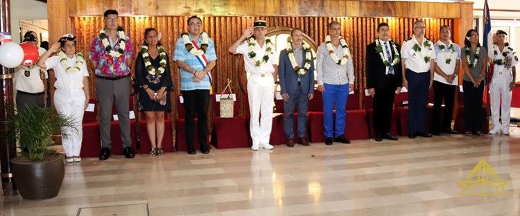 Cérémonie de remise de drapeaux d’associations d’anciens combattants à des établissements scolaires 