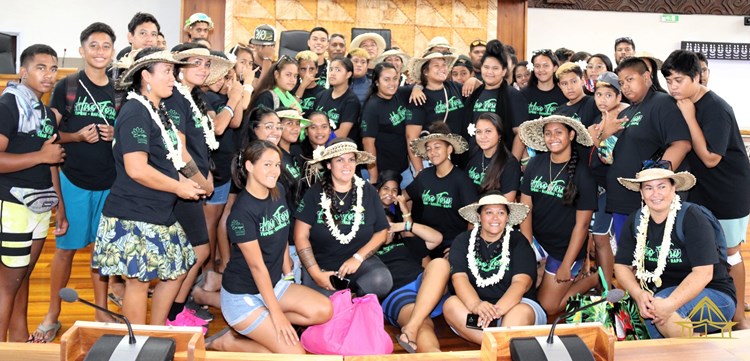 Visite guidée pour 46 élèves de 4ème et 3ème du collège de Tubuai