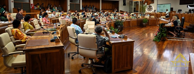 Ouverture du séminaire "Déontologie et prévention des conflits d'intérêts" à l'Assemblée de la Polynésie française