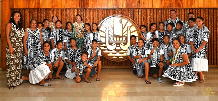Visite guidée pour 23 élèves du groupe scolaire Teina Mahu de Tubuai