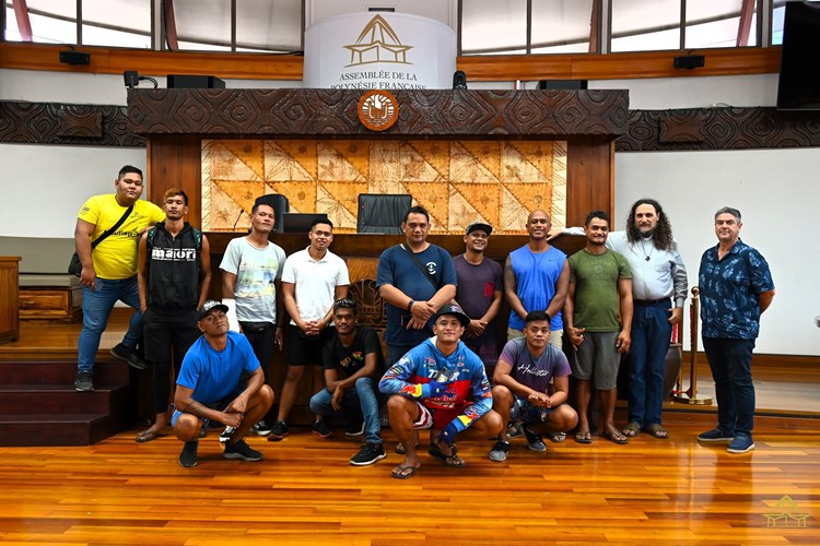 Visite guidée pour 12 stagiaires du centre Te Vaiete api