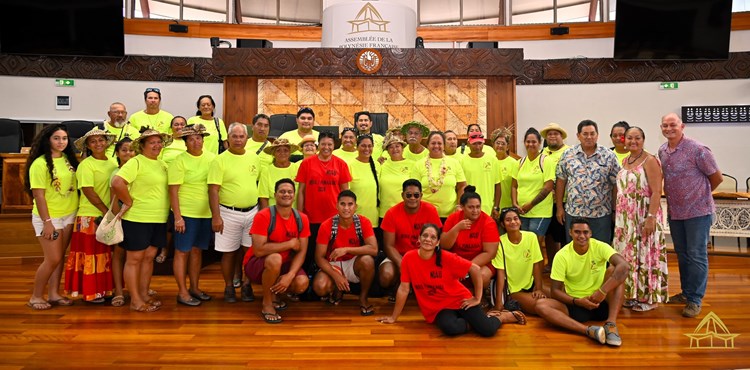 Visite guidée pour une délégation de Fakarava et Niau