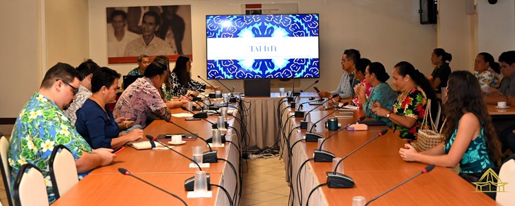 Réunion d'information sur les missions du service du GIE Tahiti Tourisme