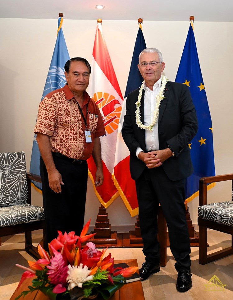 Rencontre de courtoisie de M. François GOLDBLATT, conseiller diplomatique du Haut-commissaire de la République française en Polynésie française