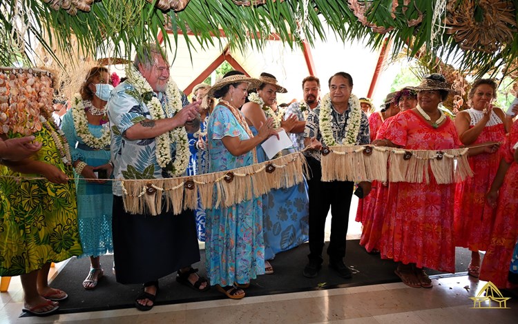 Inauguration de la 9e édition du Salon des Tuamotu-Gambier