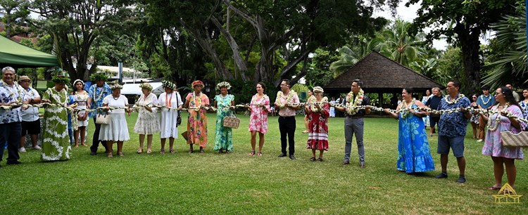 63ᵉ édition de la Journée du Tiare Tahiti dans les jardins de l’Assemblée