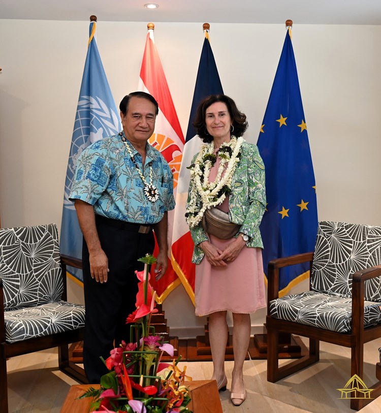 Mme Gwenola JOLY-COZ, Première présidente de la Cour d’appel, reçue par le président de l'Assemblée