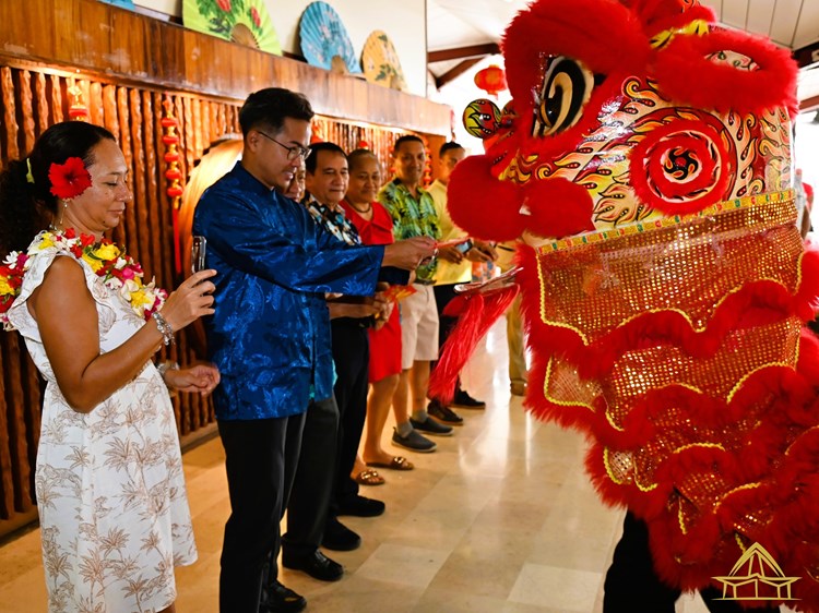 Célébration du nouvel an chinois à l’assemblée de la Polynésie française