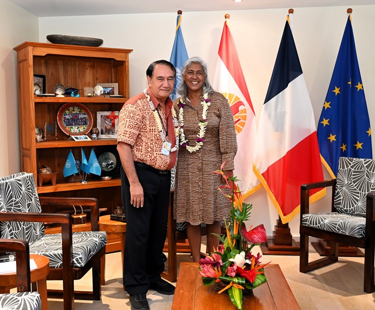 Visite protocolaire de Mme Véronique ROGER-LACAN, ambassadrice de France pour le Pacifique