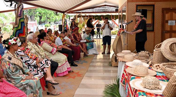 Inauguration du 18e salon artisanal Te Rara’a à l'Assemblée