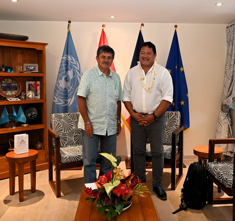 Rencontre protocolaire avec le directeur général de Vergnet Pacific 