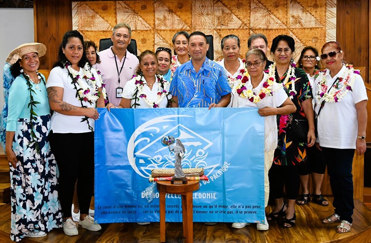 Visite de courtoisie de la délégation du Conseil des femmes du Pacifique au président de l'Assemblée