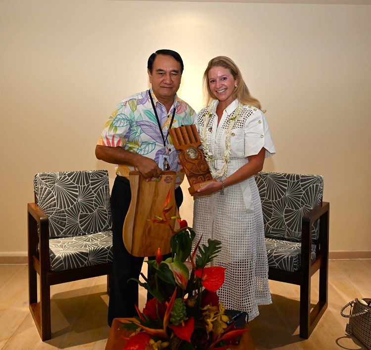 Rencontre protocolaire entre le Président de l’Assemblée et la Consule générale par intérim d’Australie