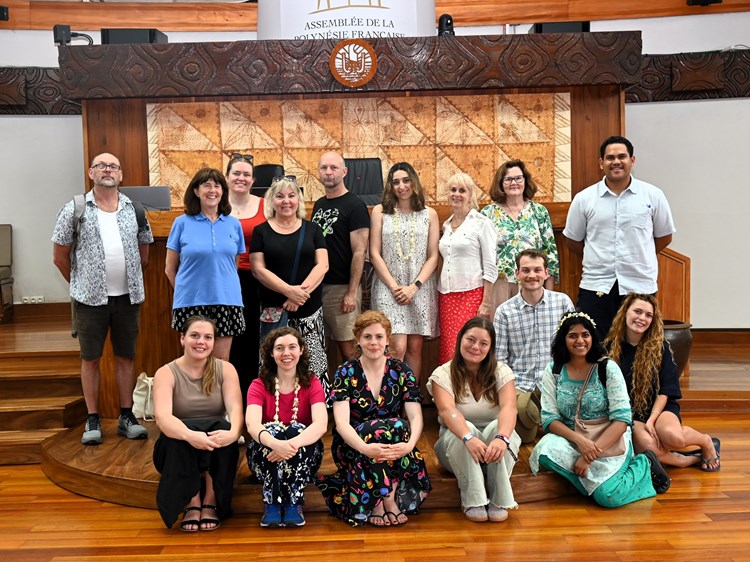 Visite guidée de l’Assemblée pour des enseignants australiens de français