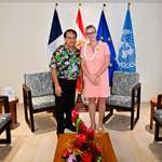 Rencontre protocolaire entre le Président de l’Assemblée et Mme Chloé DEMEULENAERE