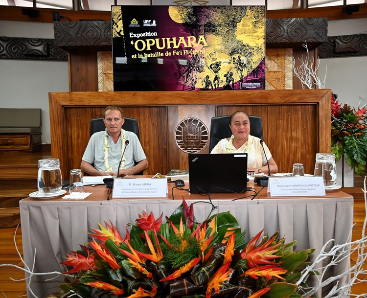 Inauguration de l’exposition  ‘Opuhara et la bataille de Fē’ī Pī 