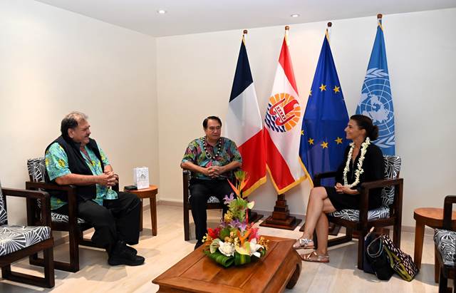 Le président de l’Assemblée reçoit la cheffe du Centre pénitentiaire de Nu’utania