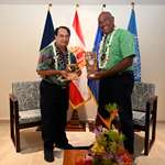 Rencontre protocolaire entre le Président de l'Assemblée et le Président du gouvernement de la Nouvelle-Calédonie