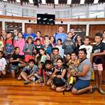 Visite guidée pour une délégation d'élèves des Tuamotu, Australes et Marquises à l'Assemblée