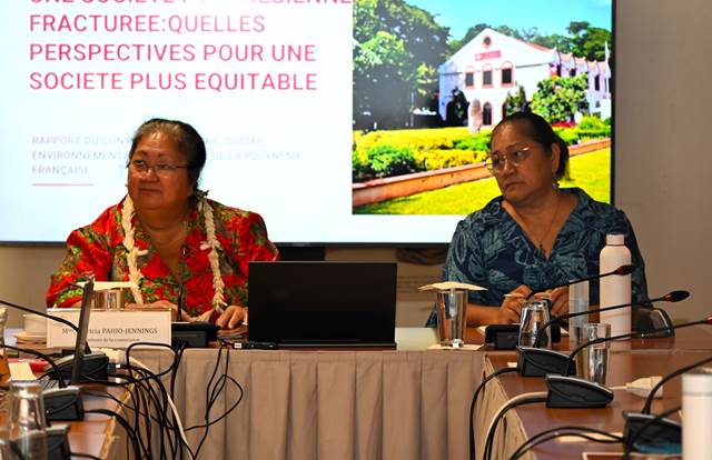 Réunion d’information sur la présentation d’un rapport du CESEC sur une société polynésienne plus équitable