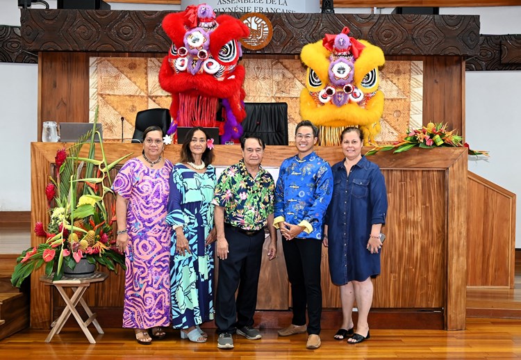 Célébration du Nouvel An chinois à l’Assemblée de la Polynésie française