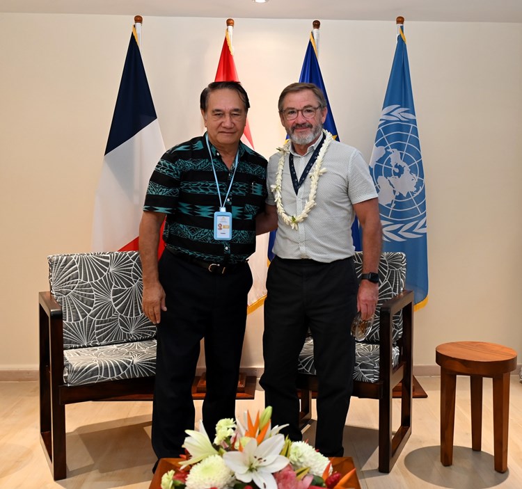 Rencontre protocolaire du vice-recteur de la Polynésie française à l’Assemblée