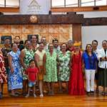 Visite guidée de l’Assemblée pour une délégation d’artisans des Marquises