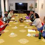 Rencontre protocolaire entre le président de l’Assemblée et les représentants du Pacific Games Council