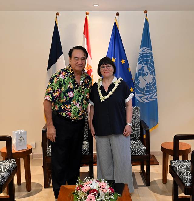 Rencontre protocolaire entre le président de l’Assemblée de la Polynésie française et Mme Marianne-Frédérique PUSSIAU