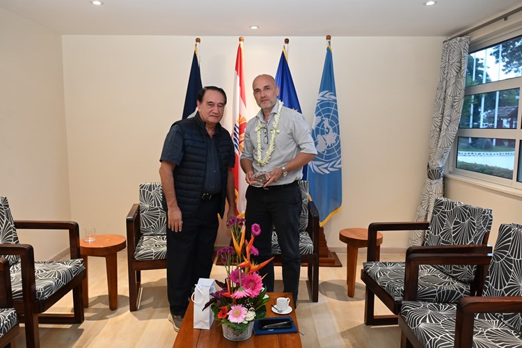 Rencontre protocolaire entre le président de l’Assemblée et le directeur de l’Agence française de développement