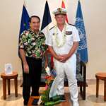 Rencontre protocolaire entre le Président de l’Assemblée et le commandant supérieur des forces armées en Polynésie française