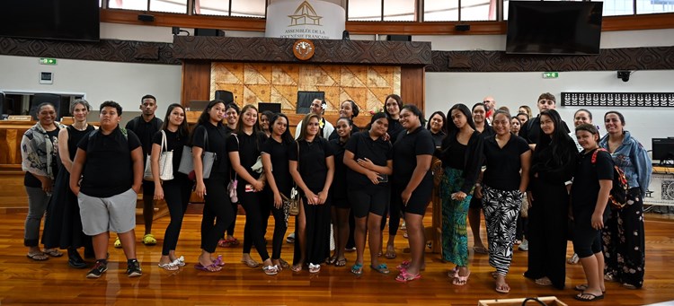 Visite guidée pour les élèves du lycée professionnel de Mahina